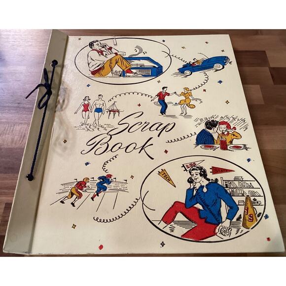 Vintage NEW Old Stock Springfield Scrapbook 1950s Retro - Picture 2 of 10